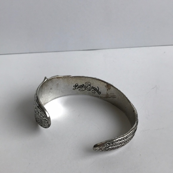 Lucky Brand Angel Wing Silver tone Cuff Bracelet - Picture 3 of 7
